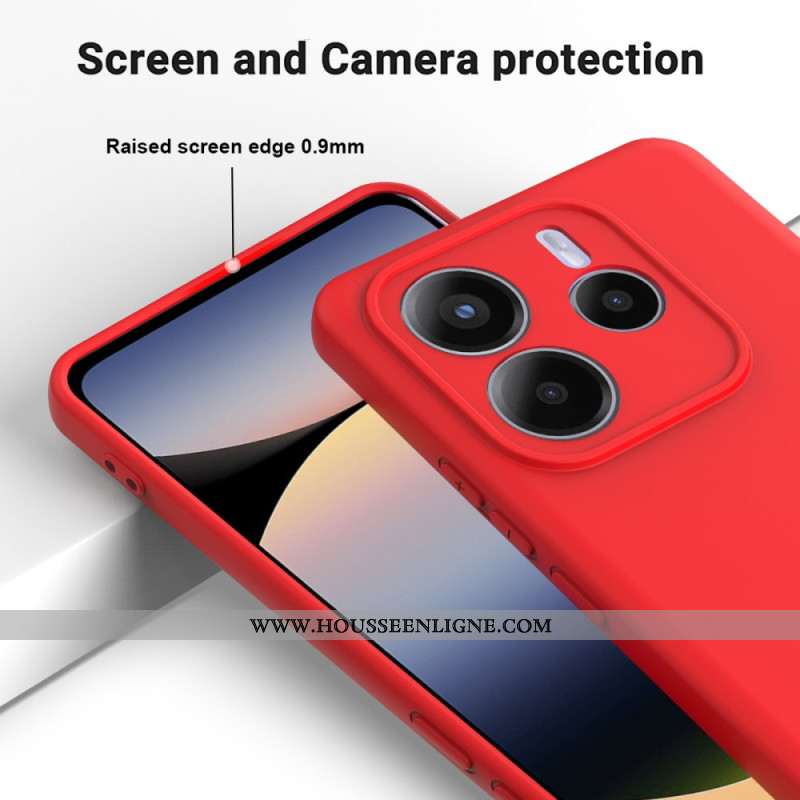 Coque Xiaomi Redmi Note 14 5G Silicone Liquide à Lanière