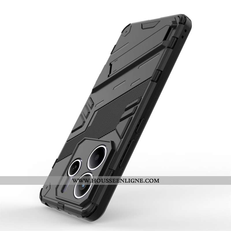 Coque Xiaomi Redmi Note 14 5G Support Amovible Deux Positions Mains Libres