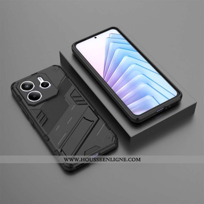 Coque Xiaomi Redmi Note 14 5G Support Amovible Deux Positions Mains Libres