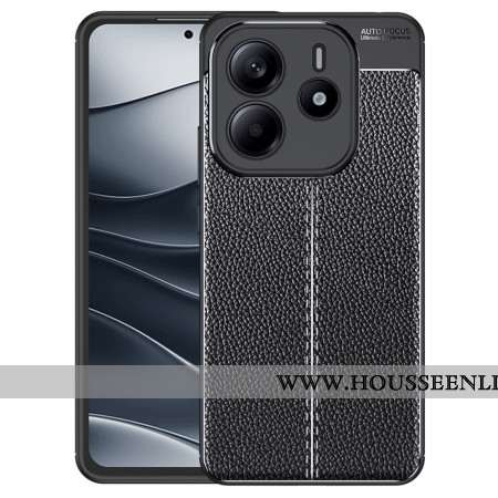 Coque Xiaomi Redmi Note 14 5G Texture Litchi