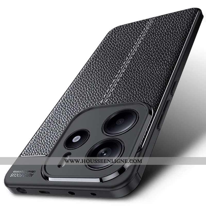 Coque Xiaomi Redmi Note 14 5G Texture Litchi