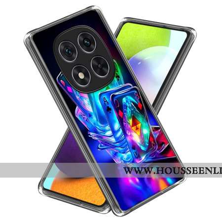 Coque Xiaomi Redmi Note 14 Pro 4G Cartes à Jouer Colorées
