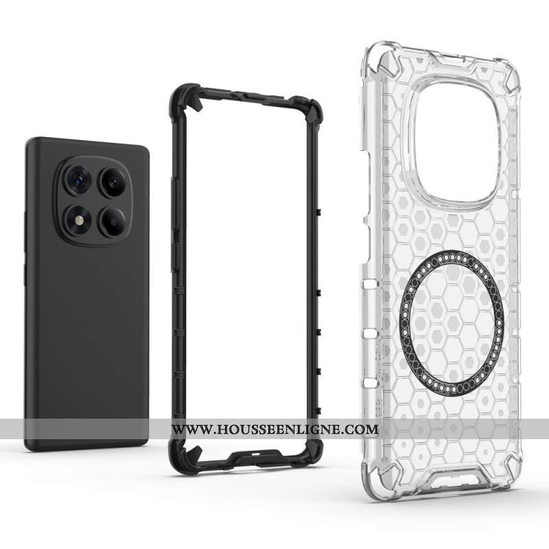 Coque Xiaomi Redmi Note 14 Pro 4G Compatible MagSafe Nid d'Abeille