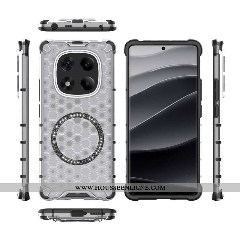 Coque Xiaomi Redmi Note 14 Pro 4G Compatible MagSafe Nid d'Abeille