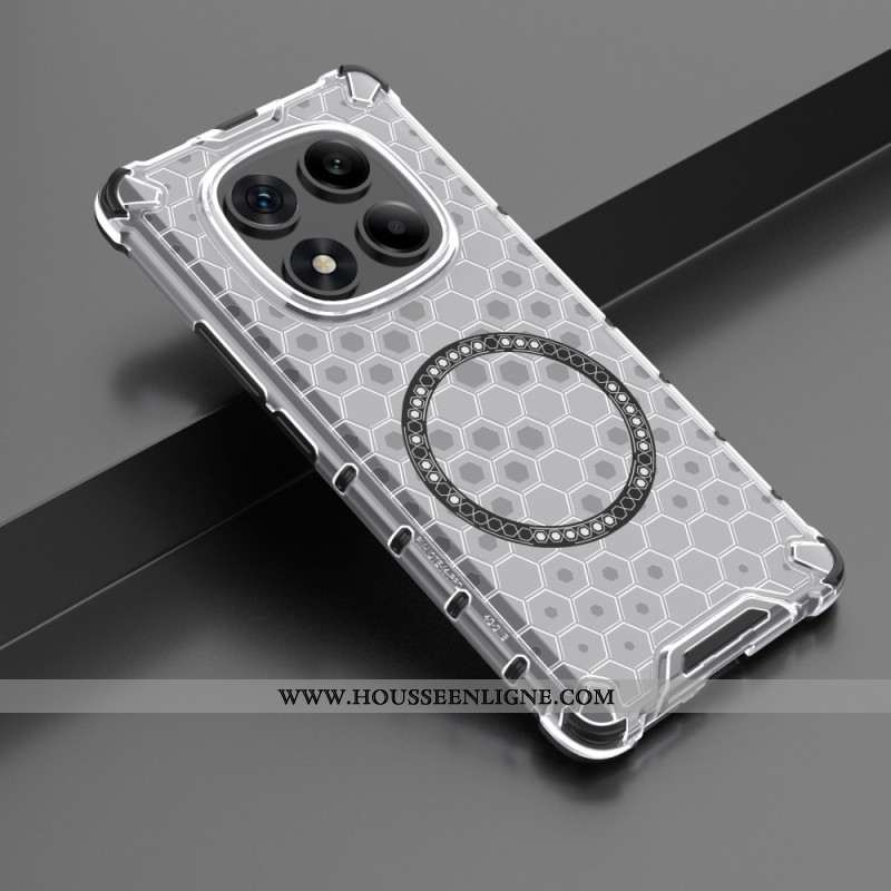 Coque Xiaomi Redmi Note 14 Pro 4G Compatible MagSafe Nid d'Abeille