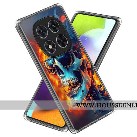 Coque Xiaomi Redmi Note 14 Pro 4G Crâne enflammé
