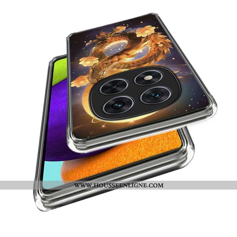 Coque Xiaomi Redmi Note 14 Pro 4G Dragon en Or