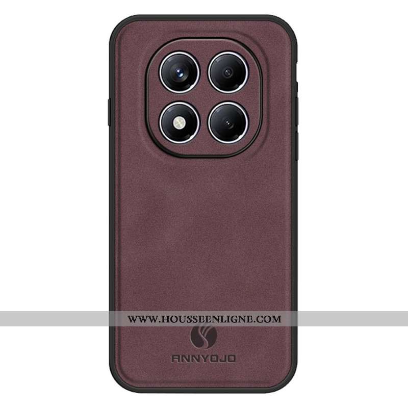 Coque Xiaomi Redmi Note 14 Pro 4G Effet Cuir ANNYOJO