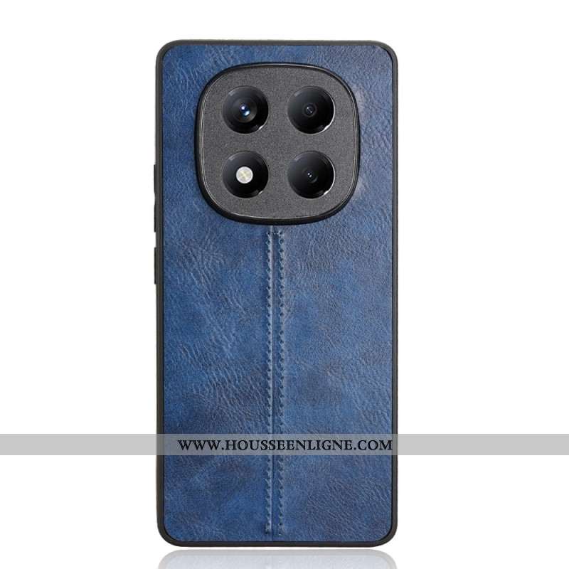 Coque Xiaomi Redmi Note 14 Pro 4G Effet Cuir Coutures