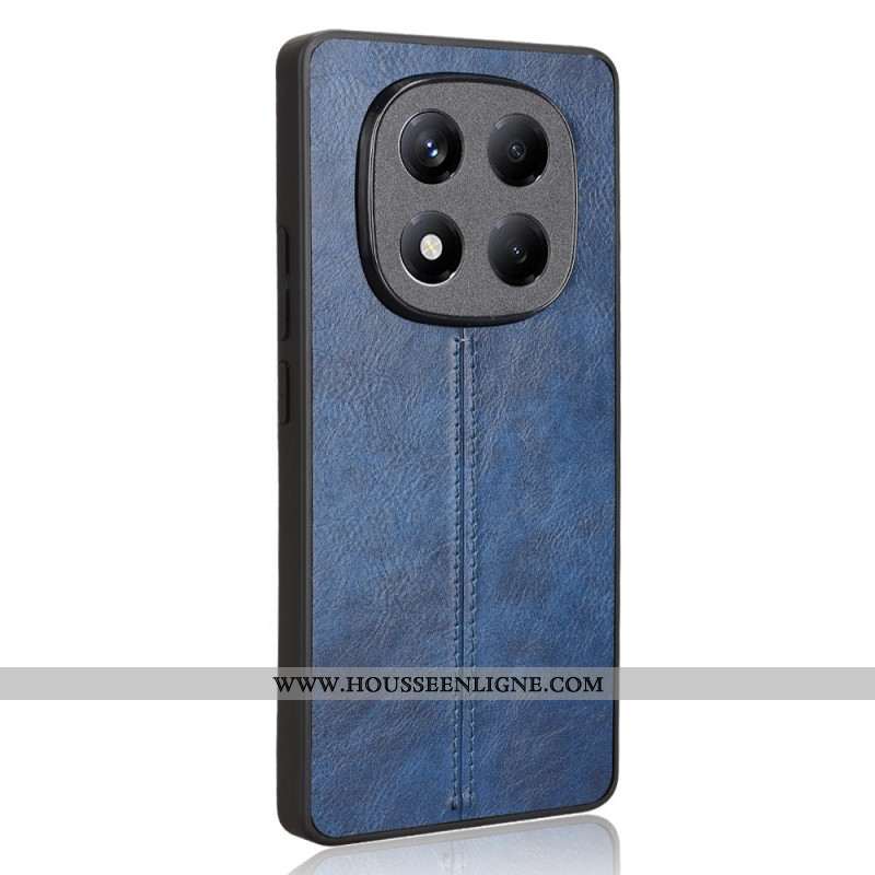 Coque Xiaomi Redmi Note 14 Pro 4G Effet Cuir Coutures