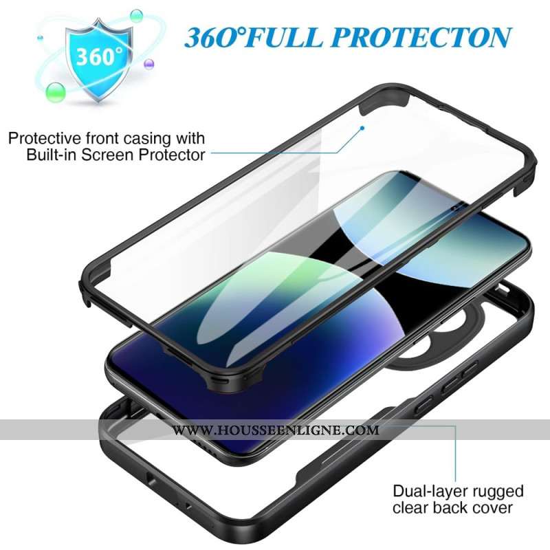 Coque Xiaomi Redmi Note 14 Pro 4G Hybride avec Film Protecteur d'Écran
