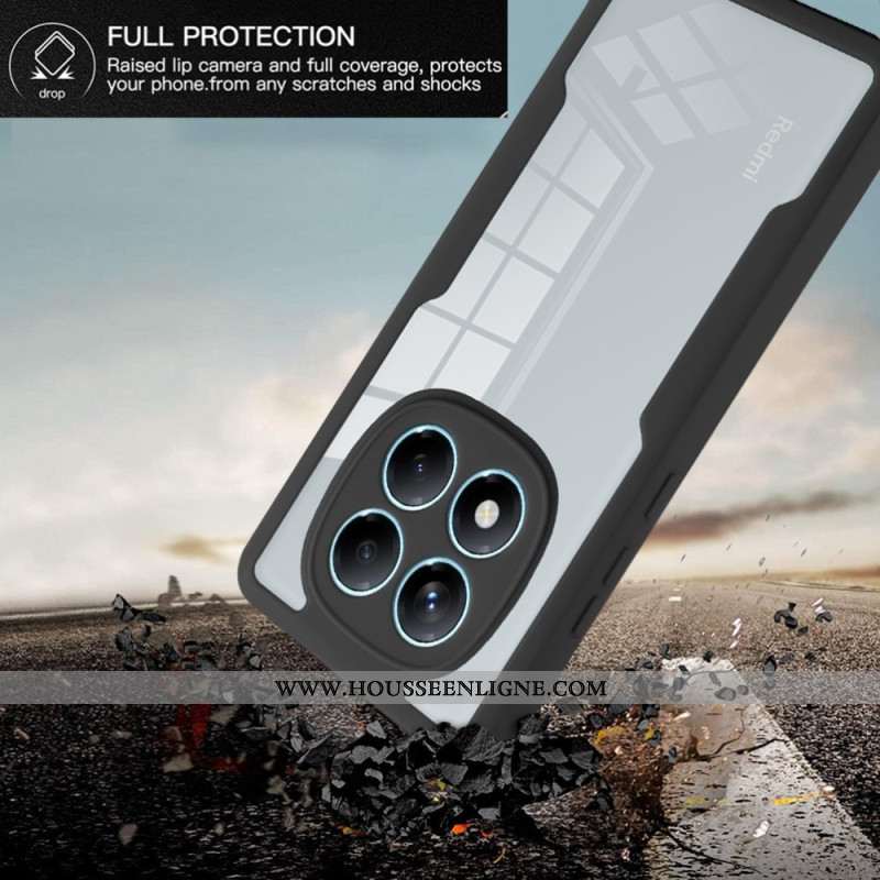 Coque Xiaomi Redmi Note 14 Pro 4G Hybride avec Film Protecteur d'Écran