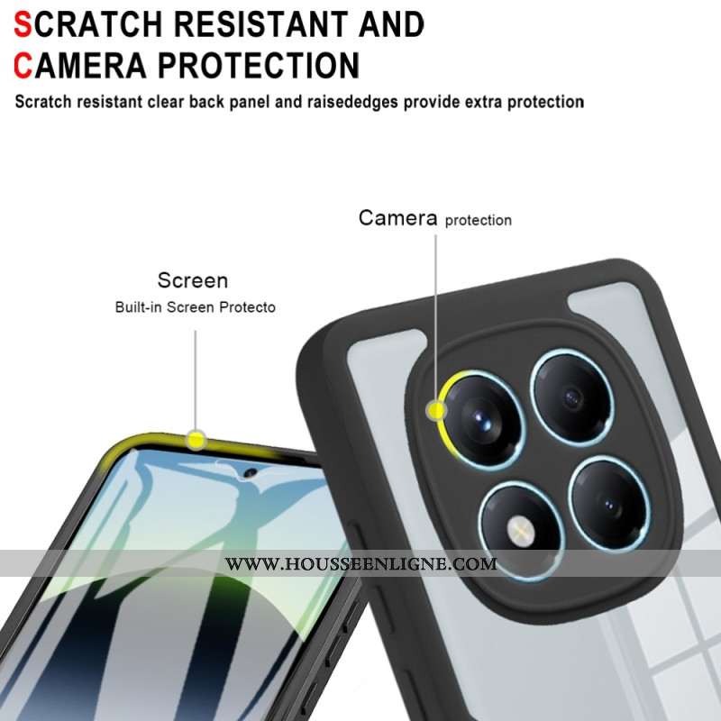 Coque Xiaomi Redmi Note 14 Pro 4G Hybride avec Film Protecteur d'Écran