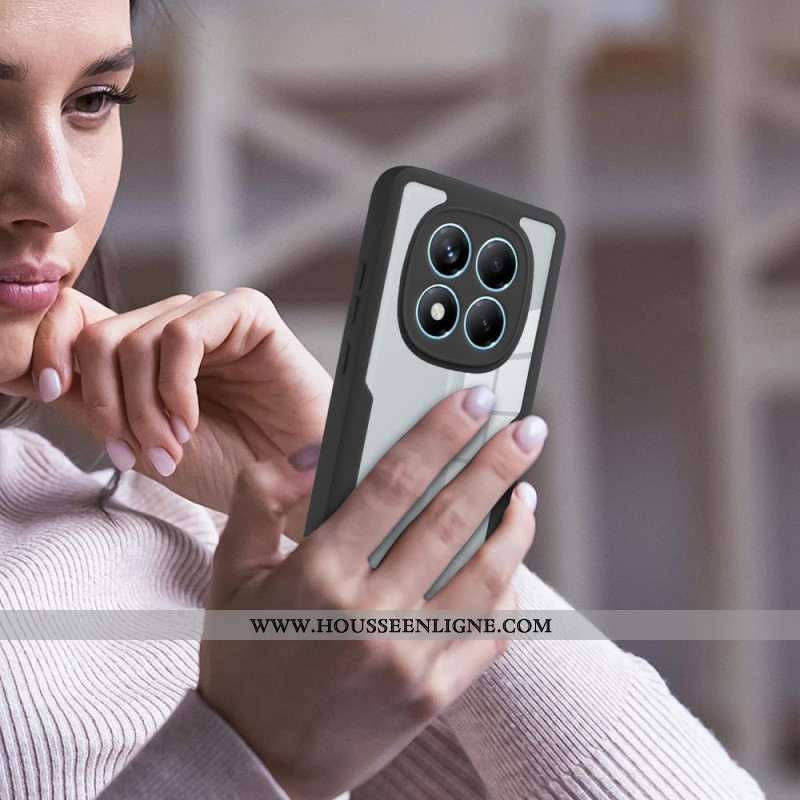 Coque Xiaomi Redmi Note 14 Pro 4G Hybride avec Film Protecteur d'Écran