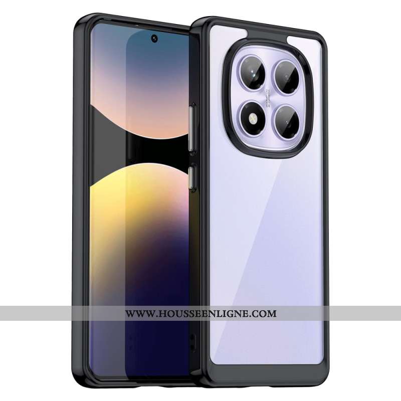 Coque Xiaomi Redmi Note 14 Pro 4G Hybride avec Protecteur Écran en Verre Trempé