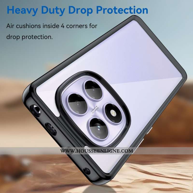 Coque Xiaomi Redmi Note 14 Pro 4G Hybride avec Protecteur Écran en Verre Trempé