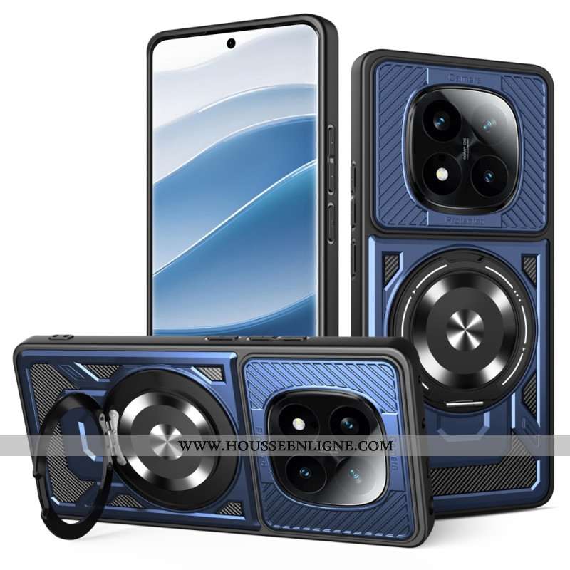 Coque Xiaomi Redmi Note 14 Pro 4G Magnétique Support Rotatif à