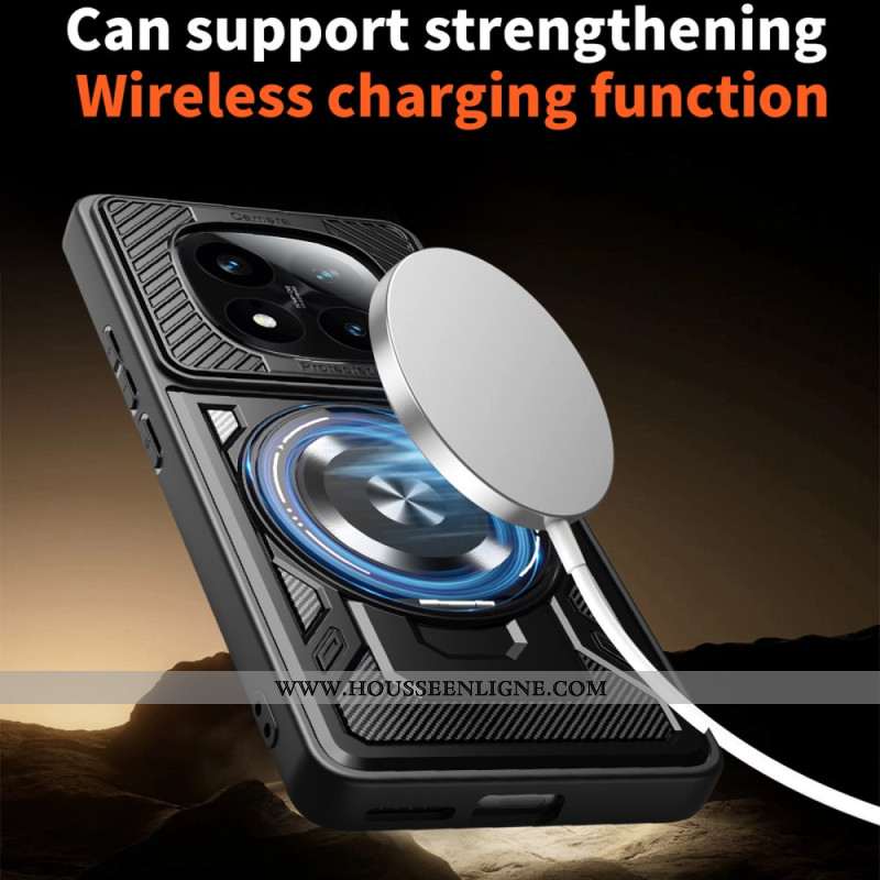 Coque Xiaomi Redmi Note 14 Pro 4G Magnétique Support Rotatif à