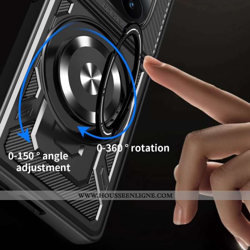 Coque Xiaomi Redmi Note 14 Pro 4G Magnétique Support Rotatif à