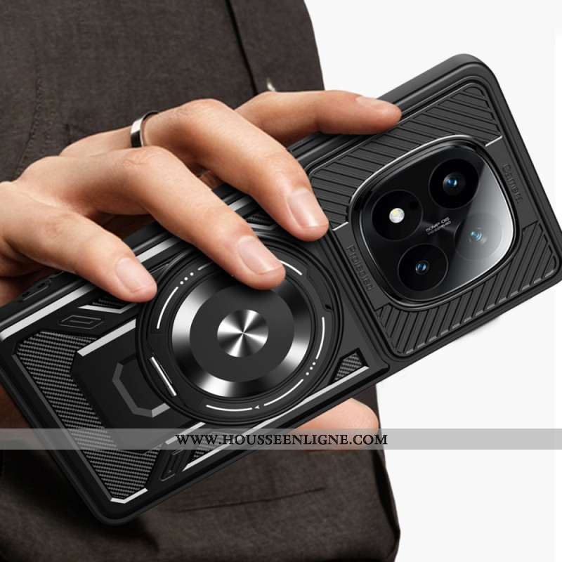 Coque Xiaomi Redmi Note 14 Pro 4G Magnétique Support Rotatif à