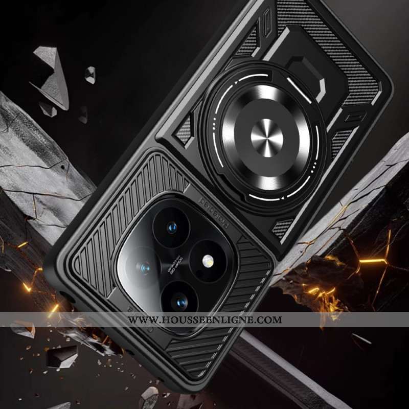 Coque Xiaomi Redmi Note 14 Pro 4G Magnétique Support Rotatif à