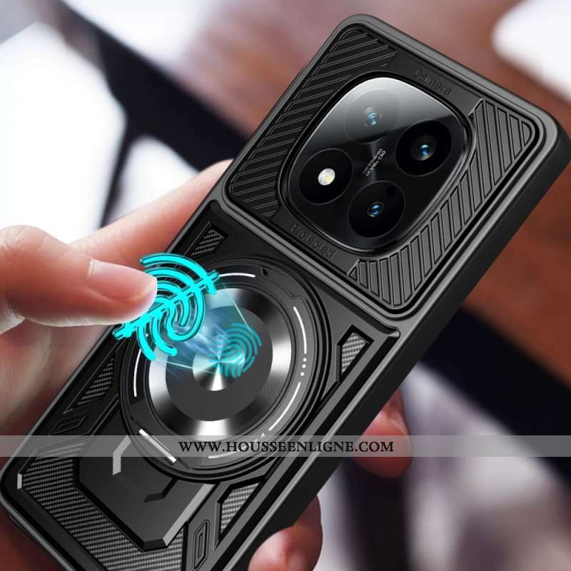 Coque Xiaomi Redmi Note 14 Pro 4G Magnétique Support Rotatif à