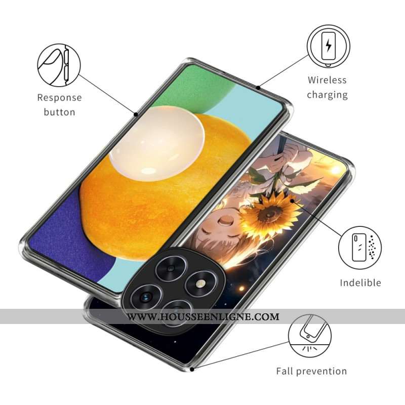 Coque Xiaomi Redmi Note 14 Pro 4G Motif Tournesol