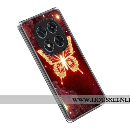 Coque Xiaomi Redmi Note 14 Pro 4G Papillon Doré