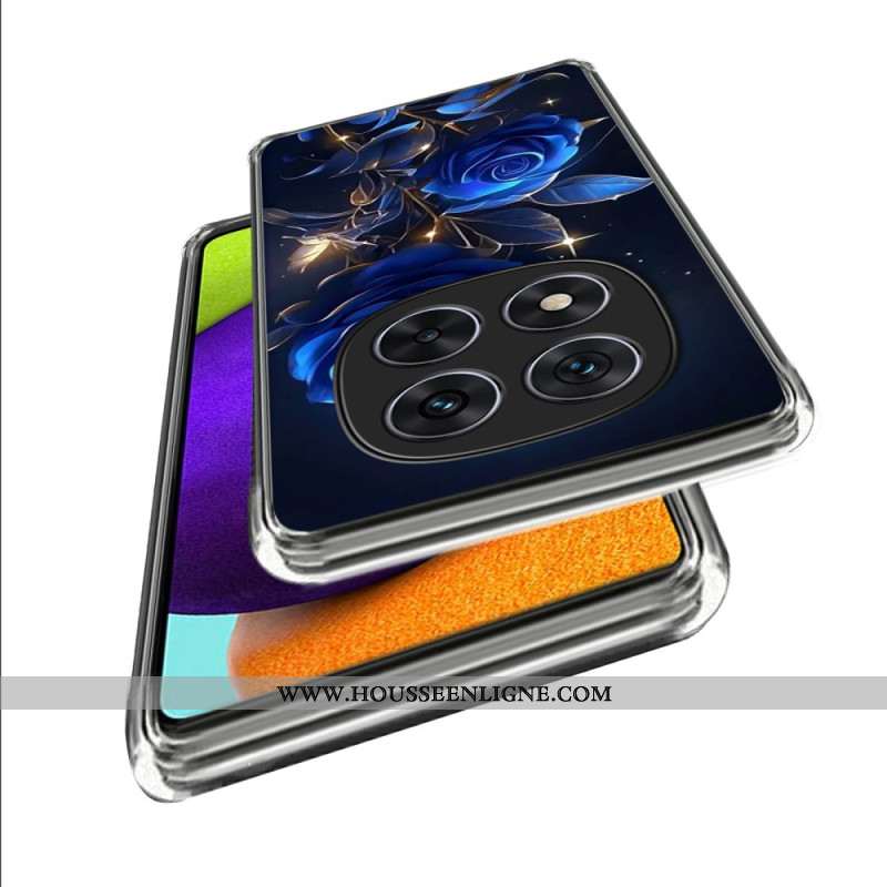 Coque Xiaomi Redmi Note 14 Pro 4G Roses Bleues