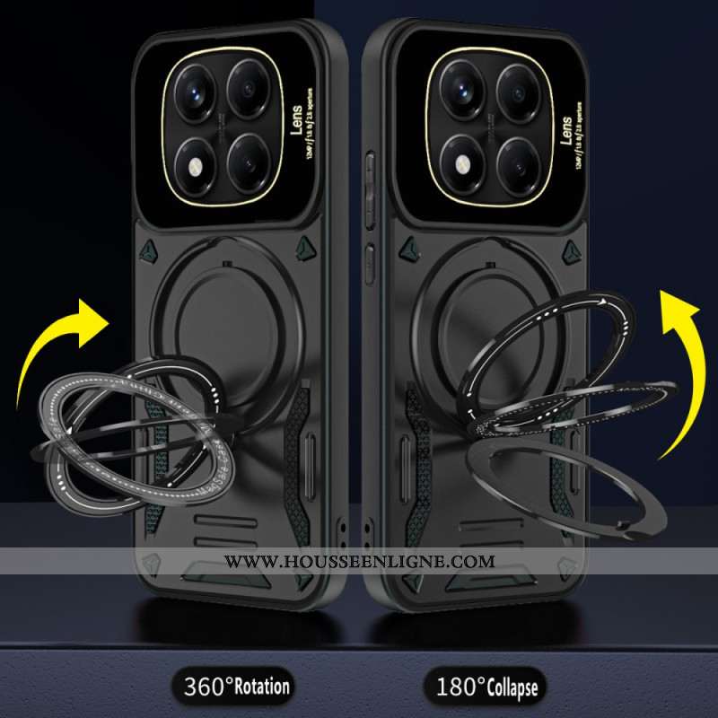 Coque Xiaomi Redmi Note 14 Pro 4G Support Rotatif Magnétique