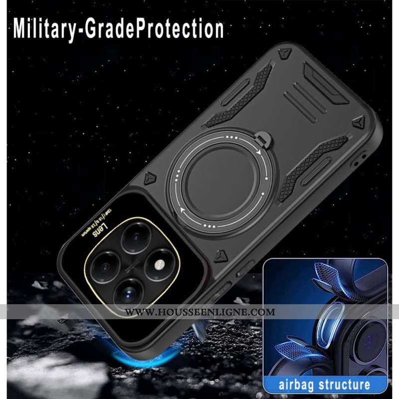 Coque Xiaomi Redmi Note 14 Pro 4G Support Rotatif Magnétique