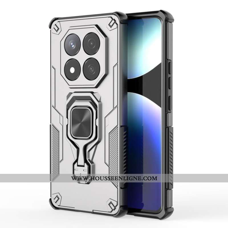 Coque Xiaomi Redmi Note 14 Pro 4G Ultra Résistante avec Support Rotatif