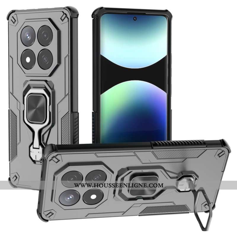 Coque Xiaomi Redmi Note 14 Pro 4G Ultra Résistante avec Support Rotatif
