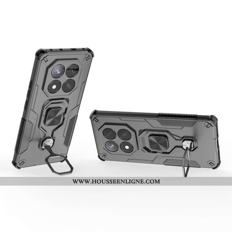 Coque Xiaomi Redmi Note 14 Pro 4G Ultra Résistante avec Support Rotatif
