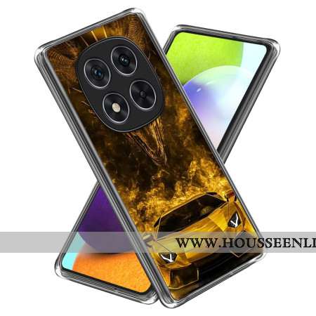 Coque Xiaomi Redmi Note 14 Pro 4G Voiture de Sport Dorée