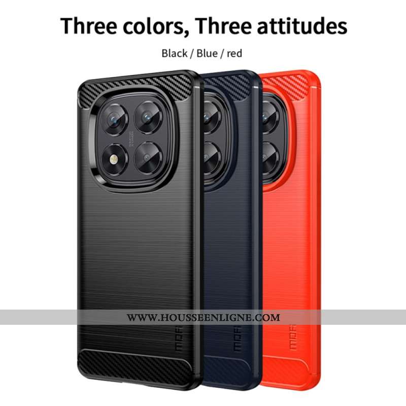 Coque Xiaomi Redmi Note 14 Pro 5G Fibre Carbone Brossée