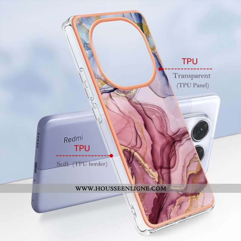 Coque Xiaomi Redmi Note 14 Pro 5G / Poco X7 5G Style Marbre