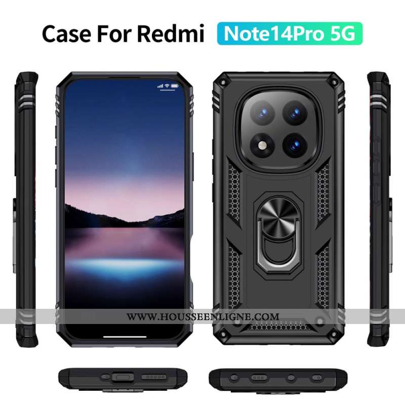 Coque Xiaomi Redmi Note 14 Pro 5G / Poco X7 5G Ultra Résistante Anneau-Support