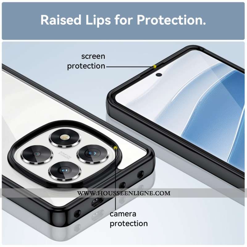 Coque Xiaomi Redmi Note 14 Pro 5G / Poco X7 Acrylique et Silicone