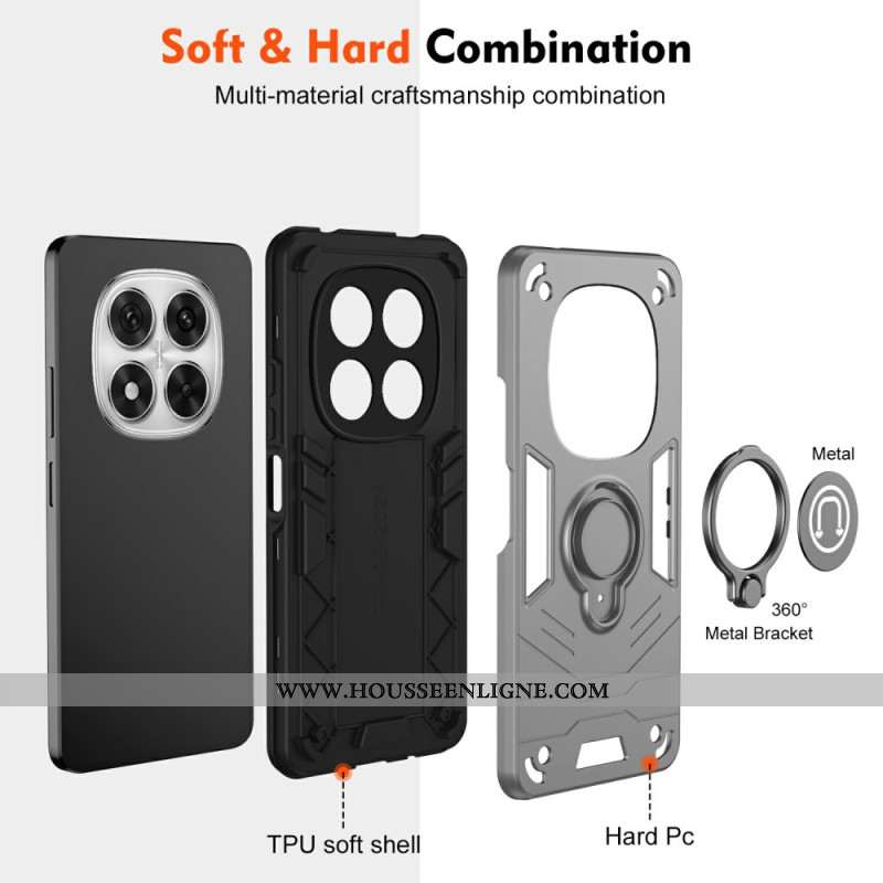 Coque Xiaomi Redmi Note 14 Pro 5G / Poco X7 Compatible MagSafe Protection Caméra Coulissante et Supp