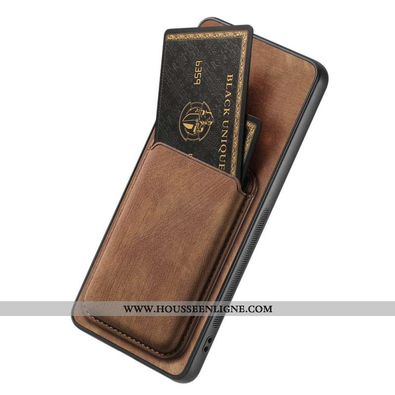 Coque Xiaomi Redmi Note 14 Pro 5G / Poco X7 Effet Cuir Porte-cartes Détachable