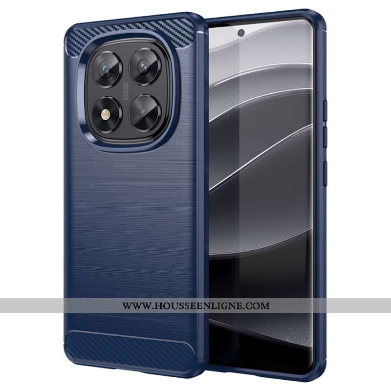 Coque Xiaomi Redmi Note 14 Pro 5G / Poco X7 Fibre Carbone Brossée