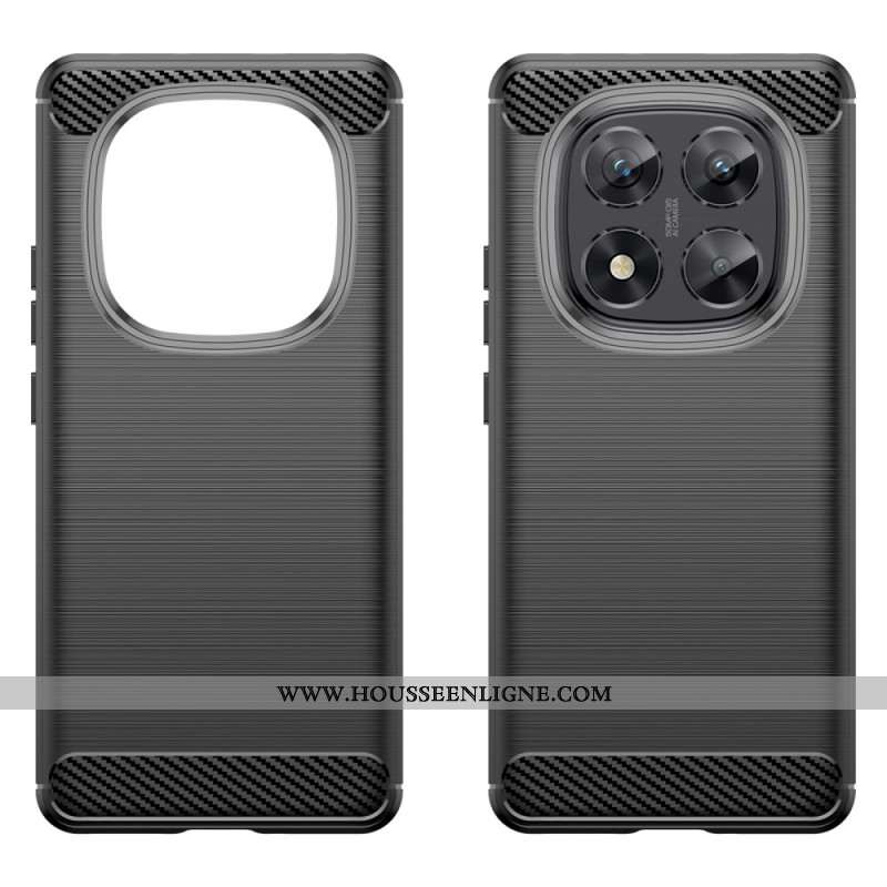 Coque Xiaomi Redmi Note 14 Pro 5G / Poco X7 Fibre Carbone Brossée