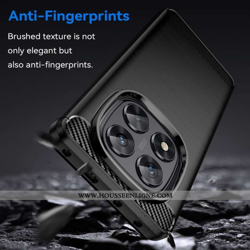 Coque Xiaomi Redmi Note 14 Pro 5G / Poco X7 Fibre Carbone Brossée