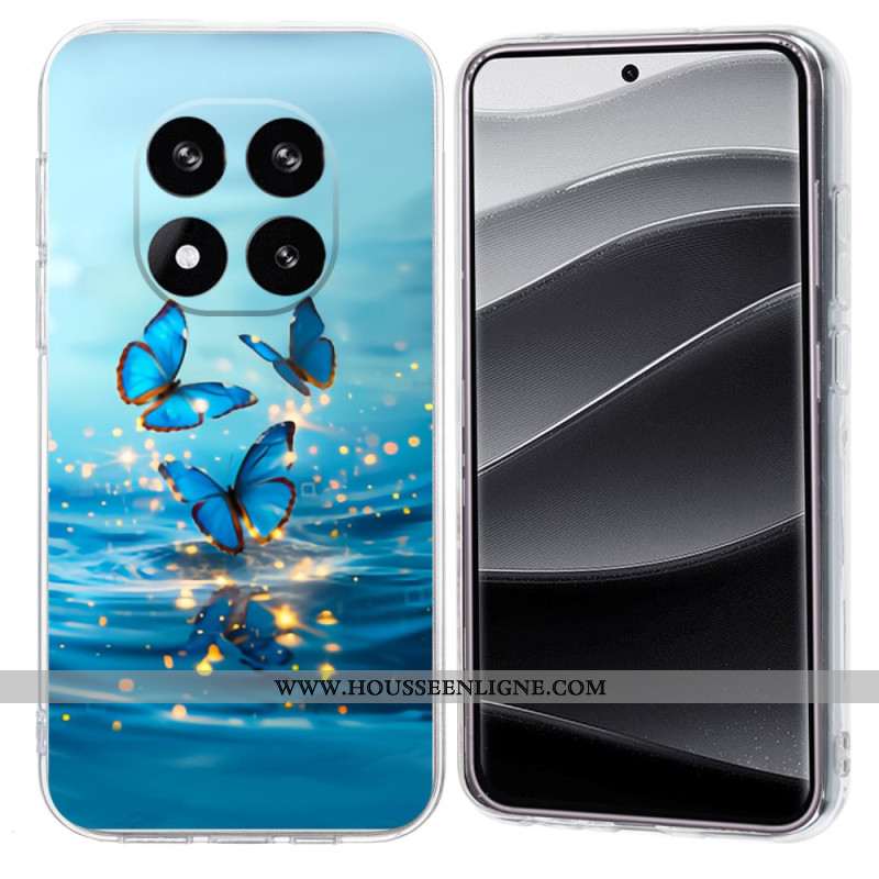 Coque Xiaomi Redmi Note 14 Pro 5G / Poco X7 Papillons sur l'Eau