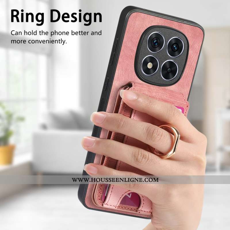 Coque Xiaomi Redmi Note 14 Pro 5G / Poco X7 Porte-Cartes Magnétique Rabat Vertical