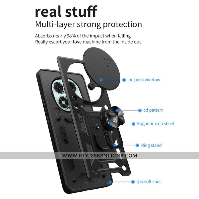 Coque Xiaomi Redmi Note 14 Pro 5G / Poco X7 Protection Caméra Coulissante