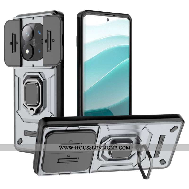 Coque Xiaomi Redmi Note 14 Pro 5G / Poco X7 Ring Résistante Support et Protection d'Objectif