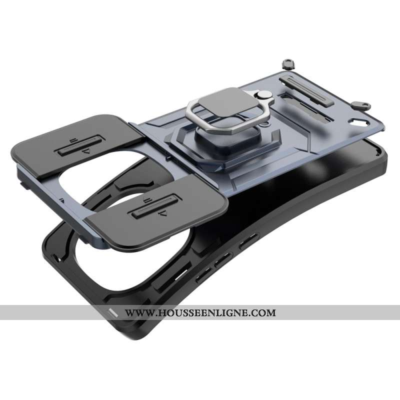 Coque Xiaomi Redmi Note 14 Pro 5G / Poco X7 Ring Résistante Support et Protection d'Objectif