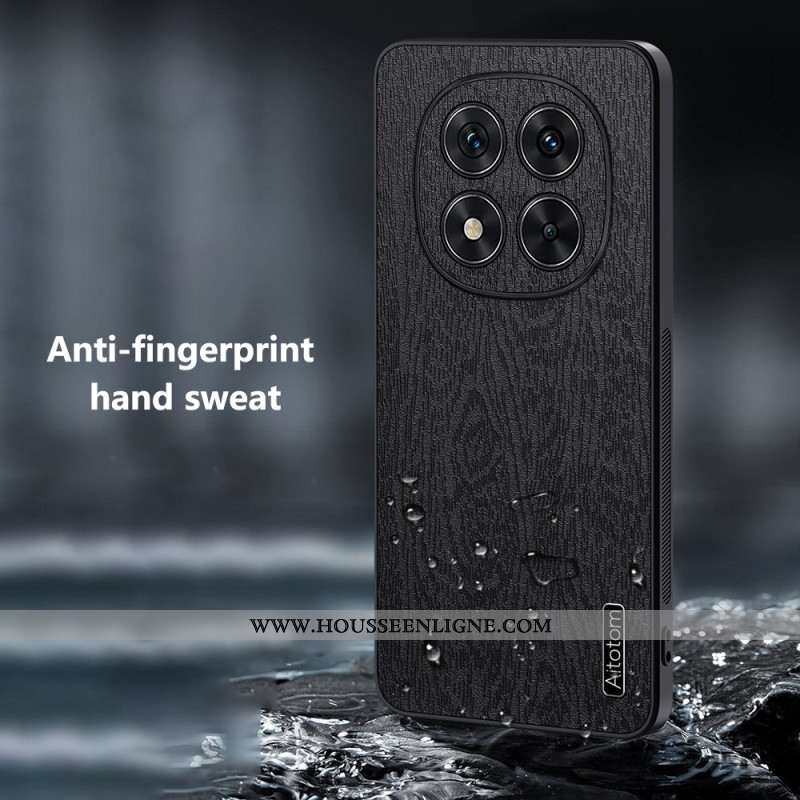 Coque Xiaomi Redmi Note 14 Pro 5G / Poco X7 Simili Cuir Textiuré